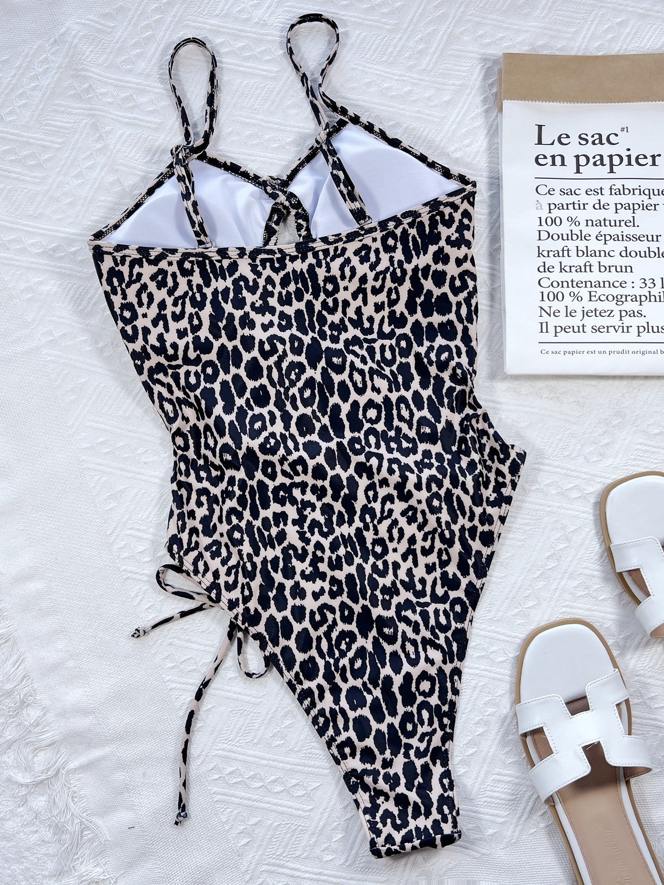 Leopard Cutout One-Piece Swimsuit