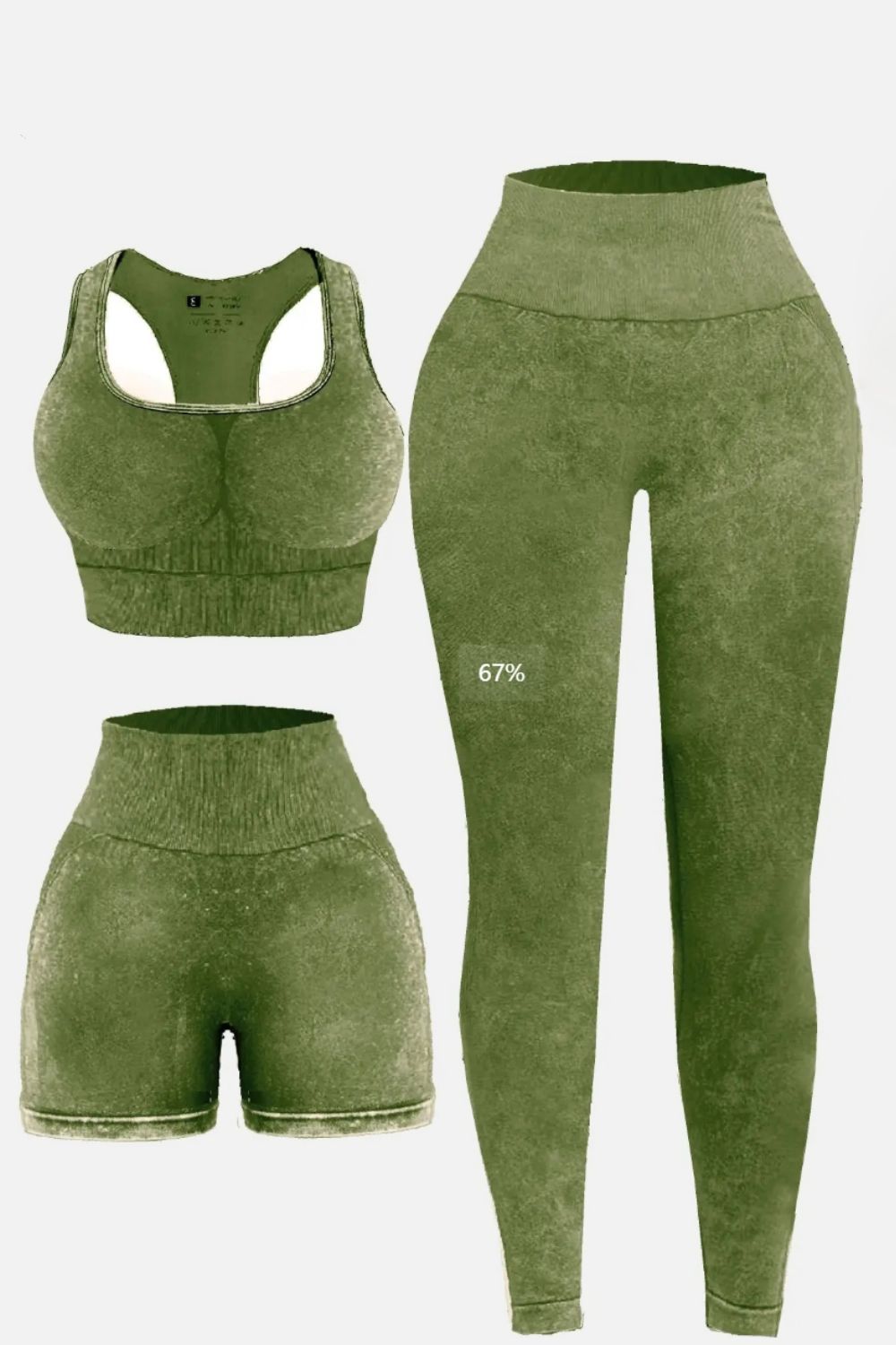 3 Piece Wide Strap Active Set